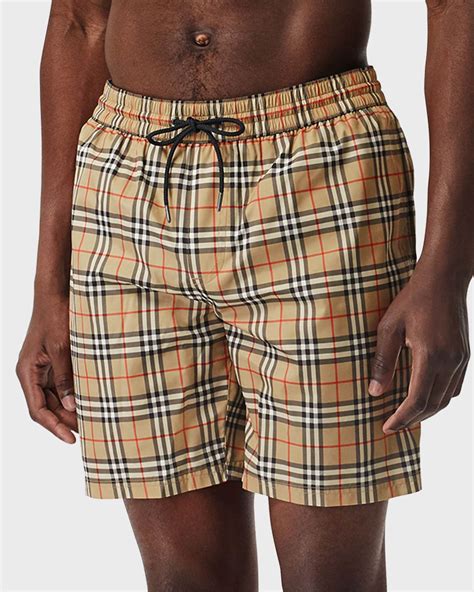 burberry mens swimming trunks|burberry men's swim trunks sale.